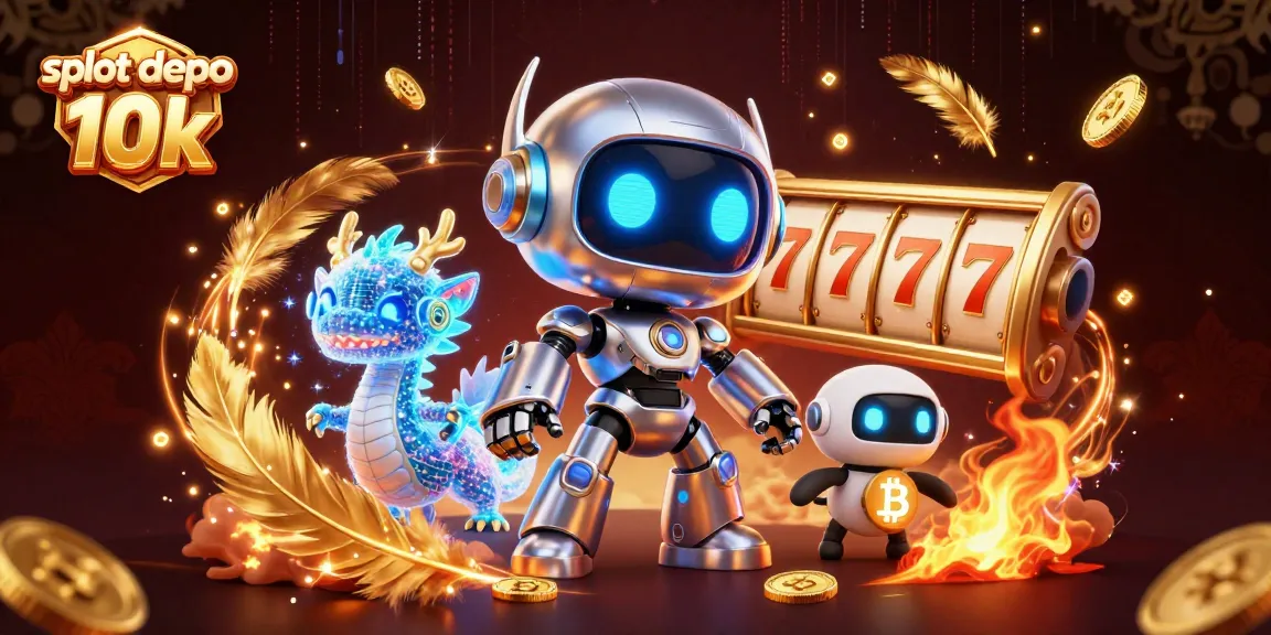 Engage in exciting gameplay with slot depo 10k featuring dynamic 3D cartoon characters in a vibrant casino setting.
