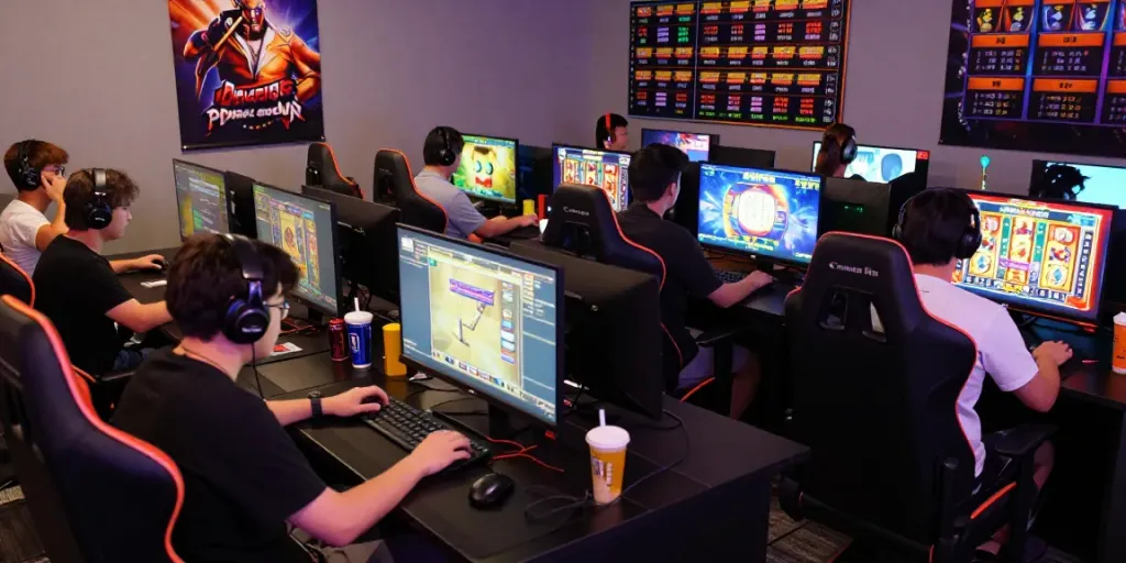Pengalaman bermain slot online di bintang77 dengan pemain yang bersemangat.
