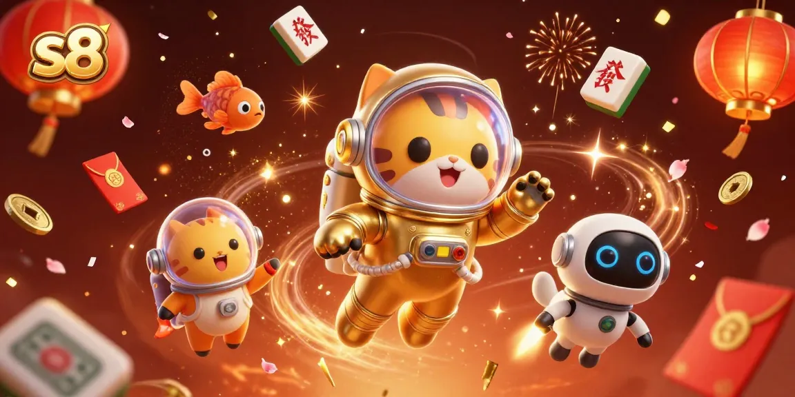 Experience exciting gameplay at s8, featuring vibrant 3D cartoon characters with casino-themed elements.